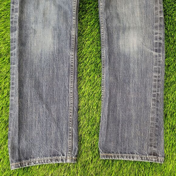 LEVIS 514 Jeans 30x29 (32x30) Faded All-Over Blue - Picture 11 of 16